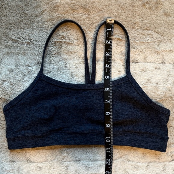 Alo Alosoft Gratitude Bra in Rich Navy Heather Size S - Picture 11 of 11